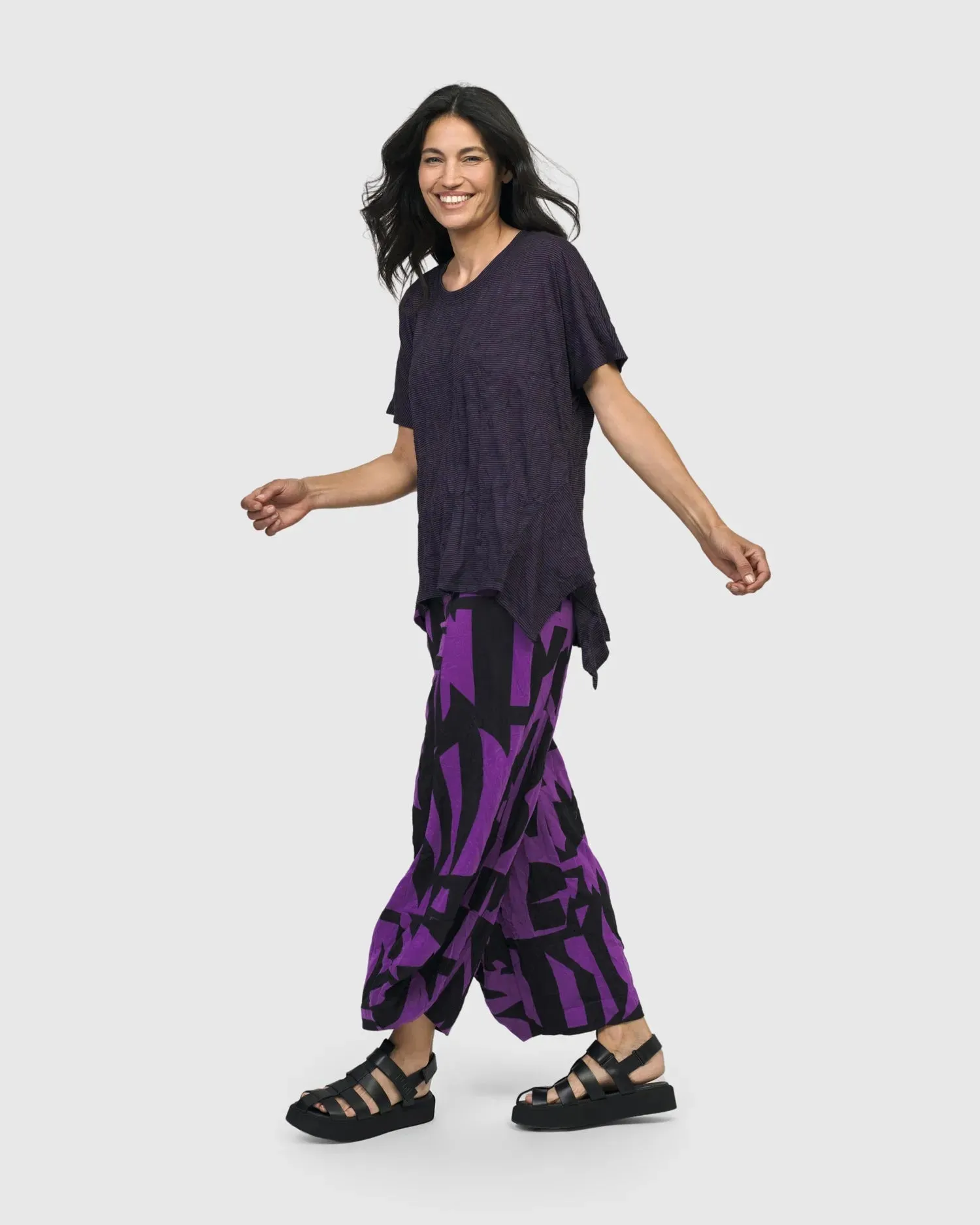 Aura Relaxed Tee, Violet