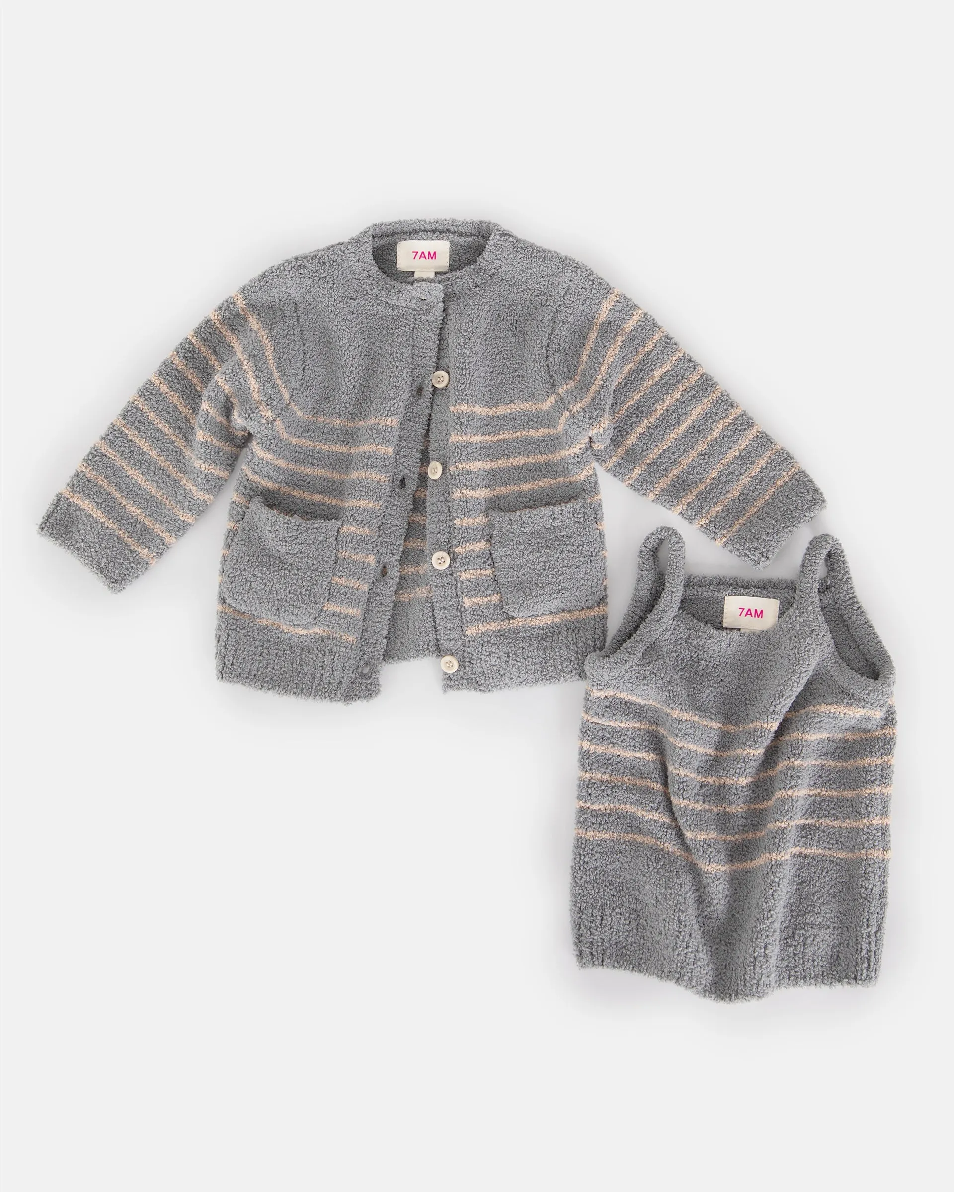 Camisole & Cardigan Set - Fuzzy