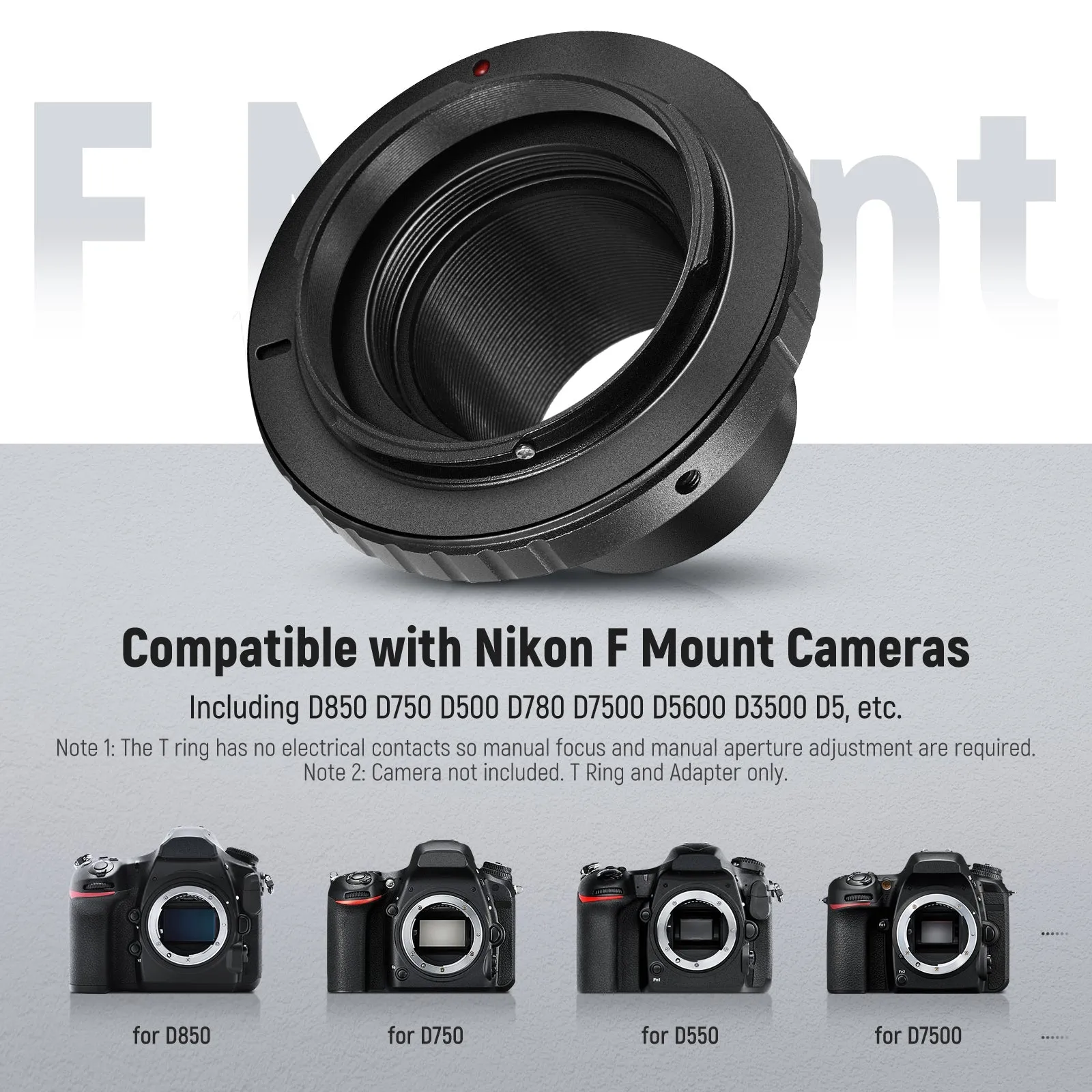 NEEWER LA-04 T Ring For Nikon F Mount Cameras