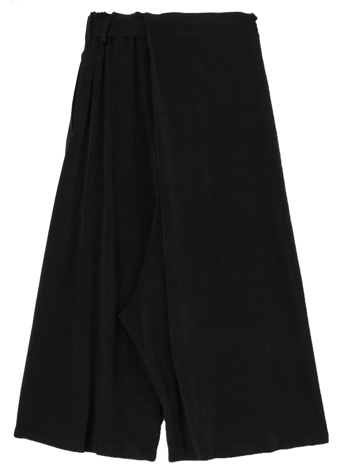 TA/PE CREPE DE CHINE R WRAP SKIRT PANTS A